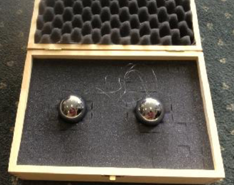 Tungsten spheres